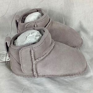 Ugg I Baby Classic Ultra Mini Suede Boots Booties Size 02/03 Light Purple  New
